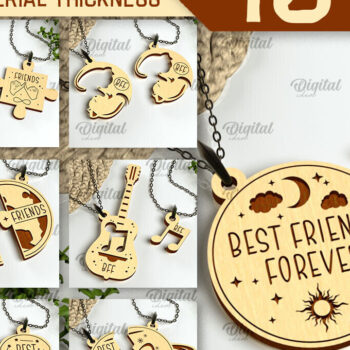 Intra απο ξύλο plywood 3mm-4mm πάχος – Πακέτο κοπής με λέιζερ με ζευγαρωμένα μενταγιόν Δίασταση  20x20 cm INTRAFABR-98704418 - Image 1