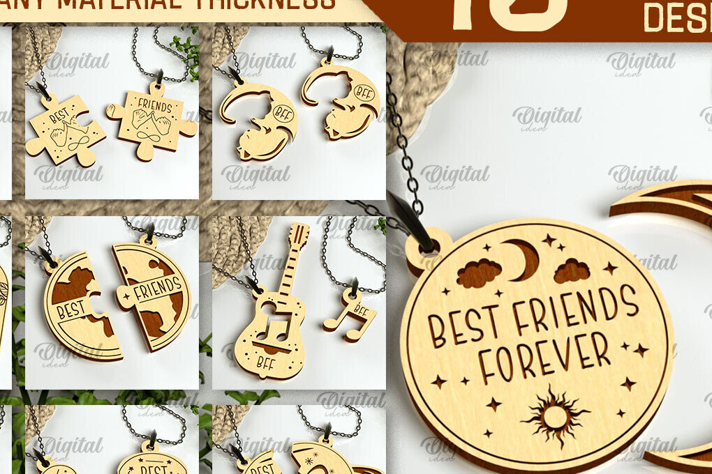 Intra απο ξύλο plywood 3mm-4mm πάχος – Πακέτο κοπής με λέιζερ με ζευγαρωμένα μενταγιόν Δίασταση  20x20 cm INTRAFABR-98704418