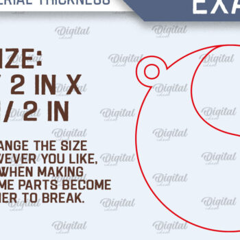 Intra απο ξύλο plywood 3mm-4mm πάχος – Πακέτο κοπής με λέιζερ με ζευγαρωμένα μενταγιόν Δίασταση  20x20 cm INTRAFABR-98704418 - Image 2