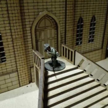 Intra απο ξύλο plywood 3mm-4mm πάχος - Εκκλησία 28 χλστ Δίασταση 40x50 cm Intraeaxys-eox890v1 - Image 5