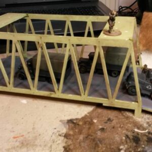 Intra απο ξύλο plywood 3mm-4mm πάχος - Bolt Action 28mm Truss Bridge Δίασταση 40x50 cm Intraeaxys-r1z0v52o