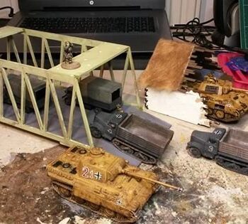 Intra απο ξύλο plywood 3mm-4mm πάχος - Bolt Action 28mm Truss Bridge Δίασταση 40x50 cm Intraeaxys-r1z0v52o - Image 3