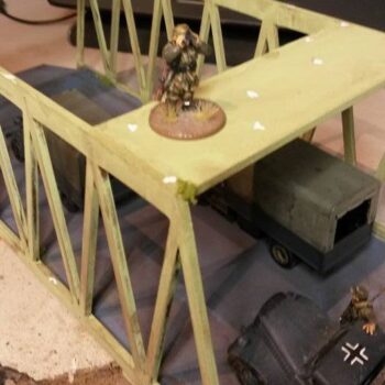 Intra απο ξύλο plywood 3mm-4mm πάχος - Bolt Action 28mm Truss Bridge Δίασταση 40x50 cm Intraeaxys-r1z0v52o - Image 4