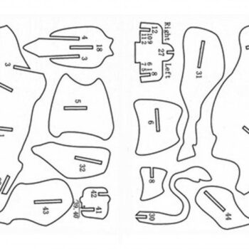 Intra απο ξύλο plywood 3mm-4mm πάχος - 3D Ξύλινο Μοντέλο Ταύρου Δίασταση 30x30 cm Intraeaxys-91jkd3lo - Image 3