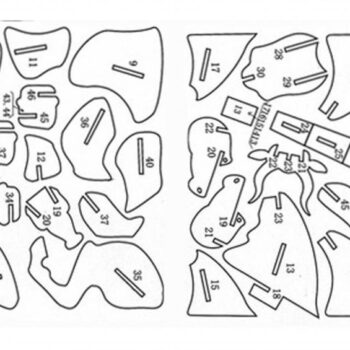 Intra απο ξύλο plywood 3mm-4mm πάχος - 3D Ξύλινο Μοντέλο Ταύρου Δίασταση 30x30 cm Intraeaxys-91jkd3lo - Image 4