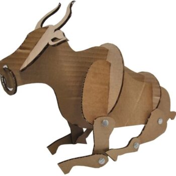 Intra απο ξύλο plywood 3mm-4mm πάχος - Ferdinand The Bull Δίασταση 30x30 cm Intraeaxys-eo058z91 - Image 1