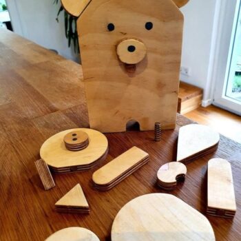 Intra απο ξύλο plywood 3mm-4mm πάχος - Ζώο παζλ για νήπια Δίασταση 30x30 cm Intraeaxys-d1lm2ngo - Image 3