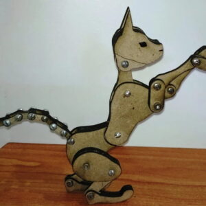 Intra απο ξύλο plywood 3mm-4mm πάχος - Αρθρωτή γάτα Δίασταση 30x30 cm Intraeaxys-r1z23pn1