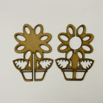 Intra απο ξύλο plywood 3mm-4mm πάχος - Λουλούδι 3D Stand Δίασταση 30x30 cm Intraeaxys-voq28ejo - Image 5