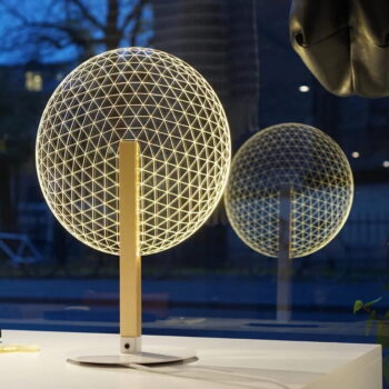 Intra απο ξύλο plywood 3mm-4mm πάχος - Λαμπτήρας οπτικής ψευδαίσθησης φωτός νύχτας Globe Glow Δίασταση 30x30 cm Intraeaxys-m1d60xx7 - Image 3