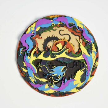 Intra απο ξύλο plywood 3mm-4mm πάχος - Πολυεπίπεδη Ξύλινη Δρακοτεχνία Δίασταση 30x30 cm Intraeaxys-d1lv9qyo - Image 1