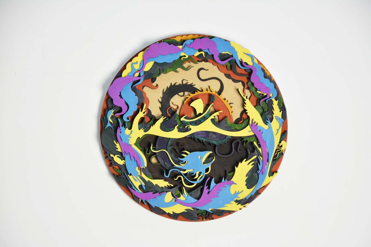 Intra απο ξύλο plywood 3mm-4mm πάχος - Πολυεπίπεδη Ξύλινη Δρακοτεχνία Δίασταση 30x30 cm Intraeaxys-d1lv9qyo