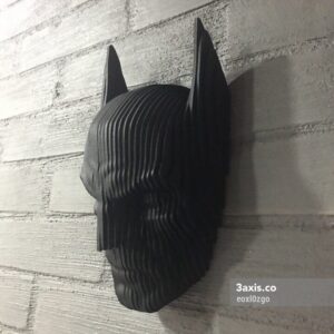 Intra απο ξύλο plywood 3mm-4mm πάχος - Batman Head 3D διακόσμηση τοίχου Δίασταση 30x30 cm Intraeaxys-eoxl0zgo