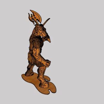 Intra απο ξύλο plywood 3mm-4mm πάχος - Μινώταυρος 3D παζλ Δίασταση 30x30 cm Intraeaxys-075yn43o - Image 4