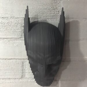 Intra απο ξύλο plywood 3mm-4mm πάχος - Τρισδιάστατο μοντέλο Batman Slice Head Δίασταση 30x30 cm Intraeaxys-yon608x7