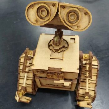 Intra απο ξύλο plywood 3mm-4mm πάχος - Wall-E 3D Puzzle Δίασταση 30x30 cm Intraeaxys-qom665p1 - Image 2