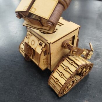 Intra απο ξύλο plywood 3mm-4mm πάχος - Wall-E 3D Puzzle Δίασταση 30x30 cm Intraeaxys-qom665p1 - Image 3