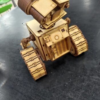 Intra απο ξύλο plywood 3mm-4mm πάχος - Wall-E 3D Puzzle Δίασταση 30x30 cm Intraeaxys-qom665p1 - Image 4