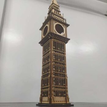 Intra απο ξύλο plywood 3mm-4mm πάχος - Big Ben 3D Puzzle 860mm Δίασταση 30x30 cm Intraeaxys-p7yrr96o - Image 1