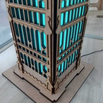 Intra απο ξύλο plywood 3mm-4mm πάχος - Big Ben 3D 2100mm Δίασταση 30x30 cm Intraeaxys-67wzz987 - Image 4