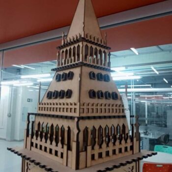 Intra απο ξύλο plywood 3mm-4mm πάχος - Big Ben 3D 2100mm Δίασταση 30x30 cm Intraeaxys-67wzz987 - Image 10