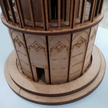 Intra απο ξύλο plywood 3mm-4mm πάχος - Πύργος της Πίζας Δίασταση 30x30 cm Intraeaxys-91jkkp5o - Image 3