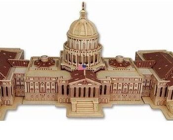 Intra απο ξύλο plywood 3mm-4mm πάχος - Κτήριο του Καπιτωλίου των Ηνωμένων Πολιτειών Δίασταση 30x30 cm Intraeaxys-lop3qwx1 - Image 1