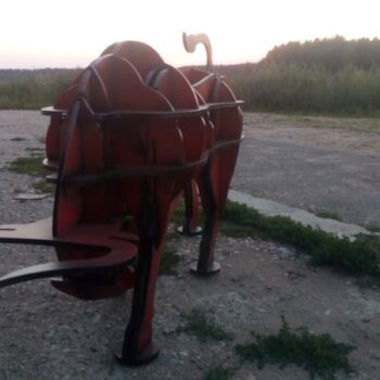 Intra απο ξύλο plywood 3mm-4mm πάχος - Ράφι σε σχήμα ταύρου Δίασταση 30x30 cm Intraeaxys-67wzl5w7 - Image 6