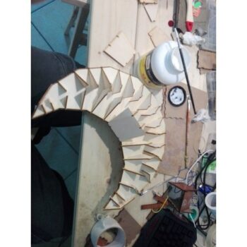 Intra απο ξύλο plywood 3mm-4mm πάχος - Low Poly Moon Δίασταση 30x30 cm Intraeaxys-eo2y0gq1 - Image 7