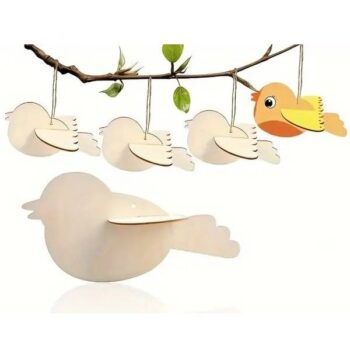 Intra απο ξύλο plywood 3mm-4mm πάχος - Ξύλινα 3D Πουλιά για Παιδιά Τέχνες και Χειροτεχνίες Ανεμοδαράδες Δίασταση 30x30 cm Intraeaxys-ro66d52o - Image 3