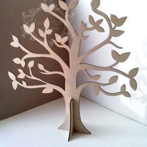 Intra απο ξύλο plywood 3mm-4mm πάχος - Ξύλινο ανεξάρτητο τρισδιάστατο δέντρο Δίασταση 30x30 cm Intraeaxys-r1zqvml1