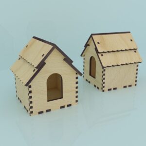 Intra απο ξύλο plywood 3mm-4mm πάχος - Χριστουγεννιάτικο δεντρόσπιτο 4mm Δίασταση 30x30 cm Intraeaxys-ro6y2xn7