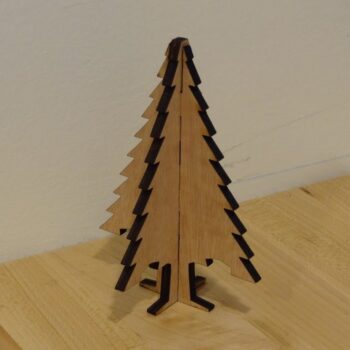 Intra απο ξύλο plywood 3mm-4mm πάχος - Κόντρα πλακέ στολίδι Χριστουγεννιάτικου Δέντρου Δίασταση 10x10 cm Intraeaxys-6o3ylnq7 - Image 1