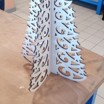 Intra απο ξύλο plywood 3mm-4mm πάχος - Πρότυπο χριστουγεννιάτικου δέντρου Δίασταση 30x30 cm Intraeaxys-d1lvd6xo - Image 1