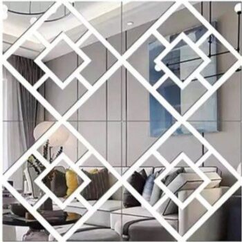 Intra απο ξύλο plywood 3mm-4mm πάχος - Διακόσμηση τοίχου με ακρυλικό καθρέφτη Δίασταση 20x20 cm Intraeaxys-joekrp8o - Image 5