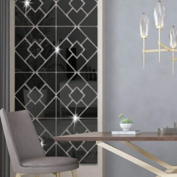 Intra απο ξύλο plywood 3mm-4mm πάχος - Διακόσμηση τοίχου με ακρυλικό καθρέφτη Δίασταση 20x20 cm Intraeaxys-joekrp8o - Image 6