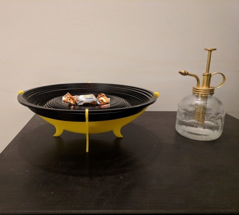 Intra απο ξύλο plywood 3mm-4mm πάχος - Σπιράλ Μπολ Ακρυλικό 3mm Δίασταση 20x20 cm Intraeaxys-67wl52w1