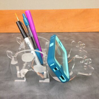 Intra απο ξύλο plywood 3mm-4mm πάχος - Ακρυλική Giraffe Stand Stand Stand 6mm Δίασταση 20x20 cm Intraeaxys-078yqeqo - Image 3