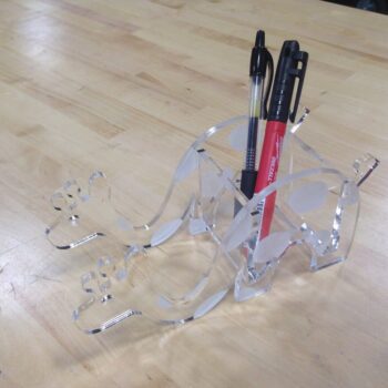 Intra απο ξύλο plywood 3mm-4mm πάχος - Ακρυλική Giraffe Stand Stand Stand 6mm Δίασταση 20x20 cm Intraeaxys-078yqeqo - Image 5