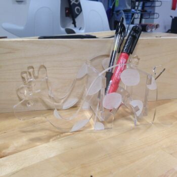 Intra απο ξύλο plywood 3mm-4mm πάχος - Ακρυλική Giraffe Stand Stand Stand 6mm Δίασταση 20x20 cm Intraeaxys-078yqeqo - Image 6