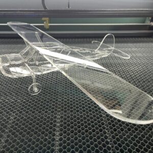 Intra απο ξύλο plywood 3mm-4mm πάχος - Ακρυλικό τρισδιάστατο παζλ ελαφρύ αεροσκάφος Δίασταση 20x20 cm Intraeaxys-joed88d1