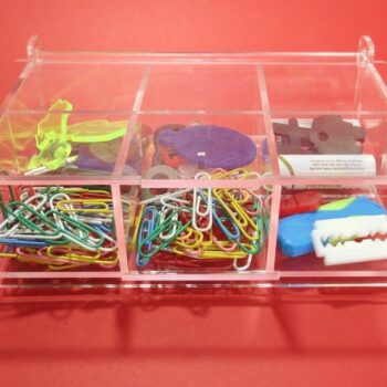 Intra απο ξύλο plywood 3mm-4mm πάχος - Κουτί αποθήκευσης με χωρίσματα Ακρυλικό 3mm Δίασταση 20x20 cm Intraeaxys-eoxly6jo - Image 5