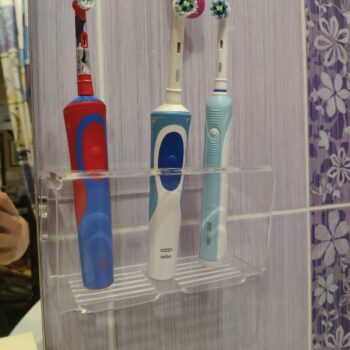 Intra απο ξύλο plywood 3mm-4mm πάχος - Επιτοίχια βάση οδοντόβουρτσας Ακρυλική 4mm Δίασταση 20x20 cm Intraeaxys-voq2yv5o - Image 1