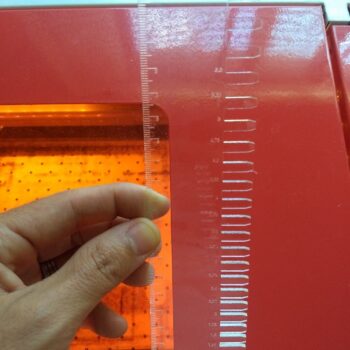 Intra απο ξύλο plywood 3mm-4mm πάχος - Χάρακας για μέτρηση διαστάσεων και μέτρηση πάχους σε χιλιοστά Δίασταση 20x20 cm Intraeaxys-zo9y92w7 - Image 1