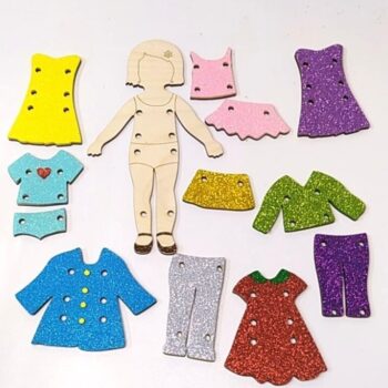 Intra απο ξύλο plywood 3mm-4mm πάχος - Παιχνίδι παζλ Παιχνίδι παζλ Προσχολικής ηλικίας για κορίτσια με κορδόνια Δίασταση 30x30 cm Intraeaxys-eo4q06g7 - Image 1