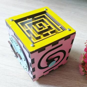 Intra απο ξύλο plywood 3mm-4mm πάχος - Busy Box Toy για Παιδιά Δίασταση 30x30 cm Intraeaxys-pok3jw87 - Image 1