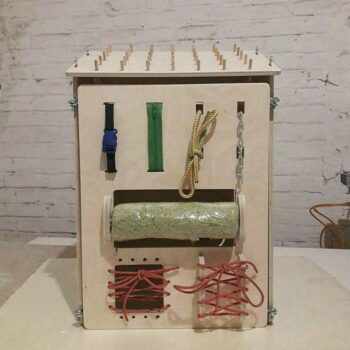 Intra απο ξύλο plywood 3mm-4mm πάχος - Ξύλινο Μοντεσόρι Εκπαιδευτικό Υλικό Κλειδαριά Κουτί μανδάλου Baby Kids Toys Δώρο Δίασταση 30x30 cm Intraeaxys-lopqj457 - Image 5