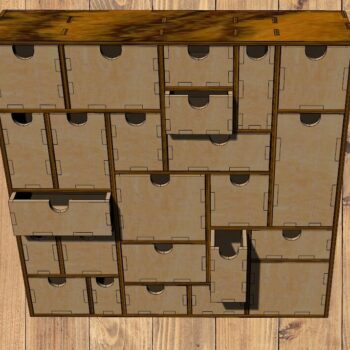 Intra απο ξύλο plywood 3mm-4mm πάχος - Ξύλινα Κουτιά Advent Calendar 4mm Δίασταση 30x30 cm Intraeaxys-joed3pn1 - Image 1