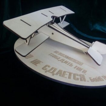 Intra απο ξύλο plywood 3mm-4mm πάχος - Αεροσκάφος Nieuport 17 Δίασταση 30x30 cm Intraeaxys-075k8k37 - Image 1