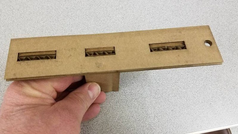 Intra απο ξύλο plywood 3mm-4mm πάχος - Εκτοξευτής για Cardboard Jet v6 Δίασταση 30x30 cm Intraeaxys-r1z02wno